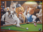 Art print, Arthur Sarnoff, The Hustler, inlijsten